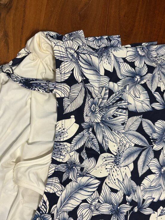 Coco Reef Women's Navy Floral Swimsuit Top, 38D, New - Picture 8 of 9